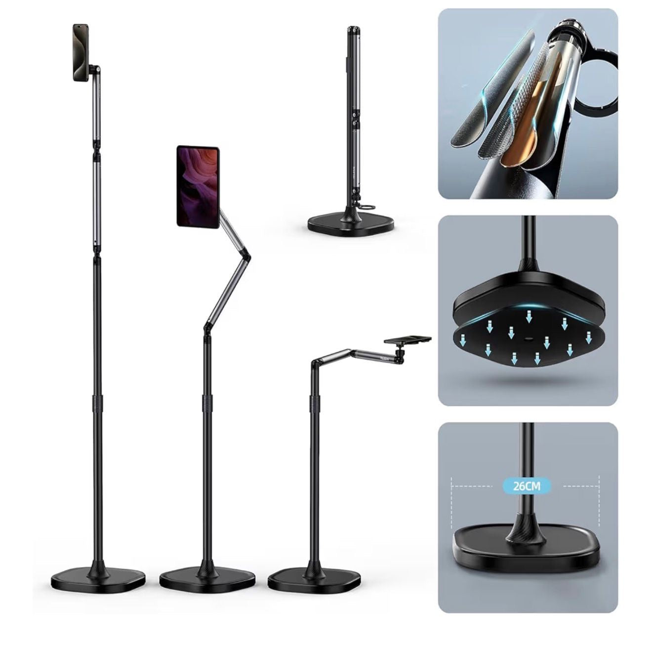 Magnetic Phone Tablet Floor Stand