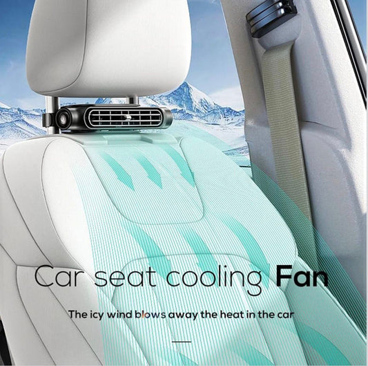 Car Headrest Cooling Air Fan 3 Speeds Adjustable